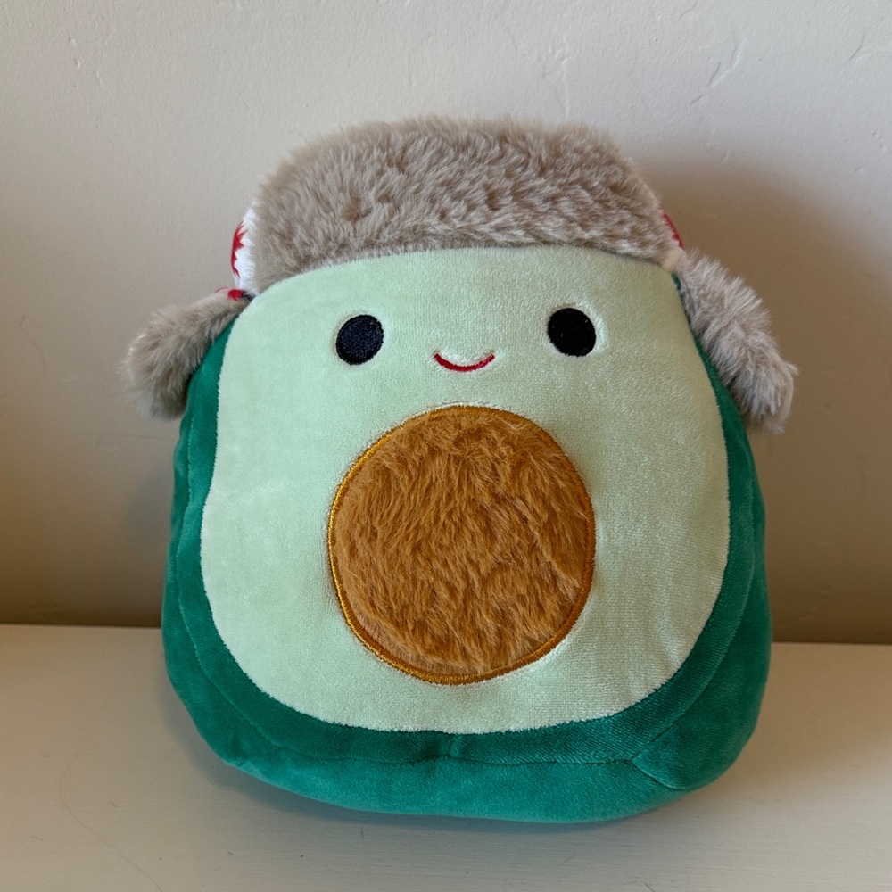 Squishmallows 8 inch Christmas Avocado